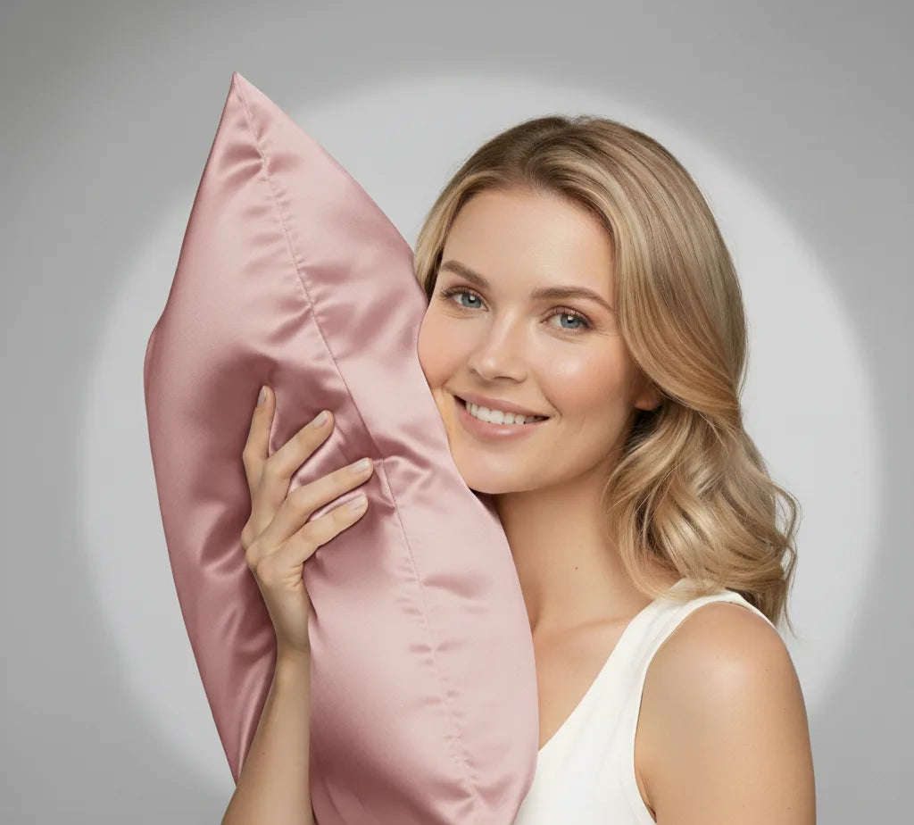 guminė rožinė pagalvės užvalkalas | SleepSpace