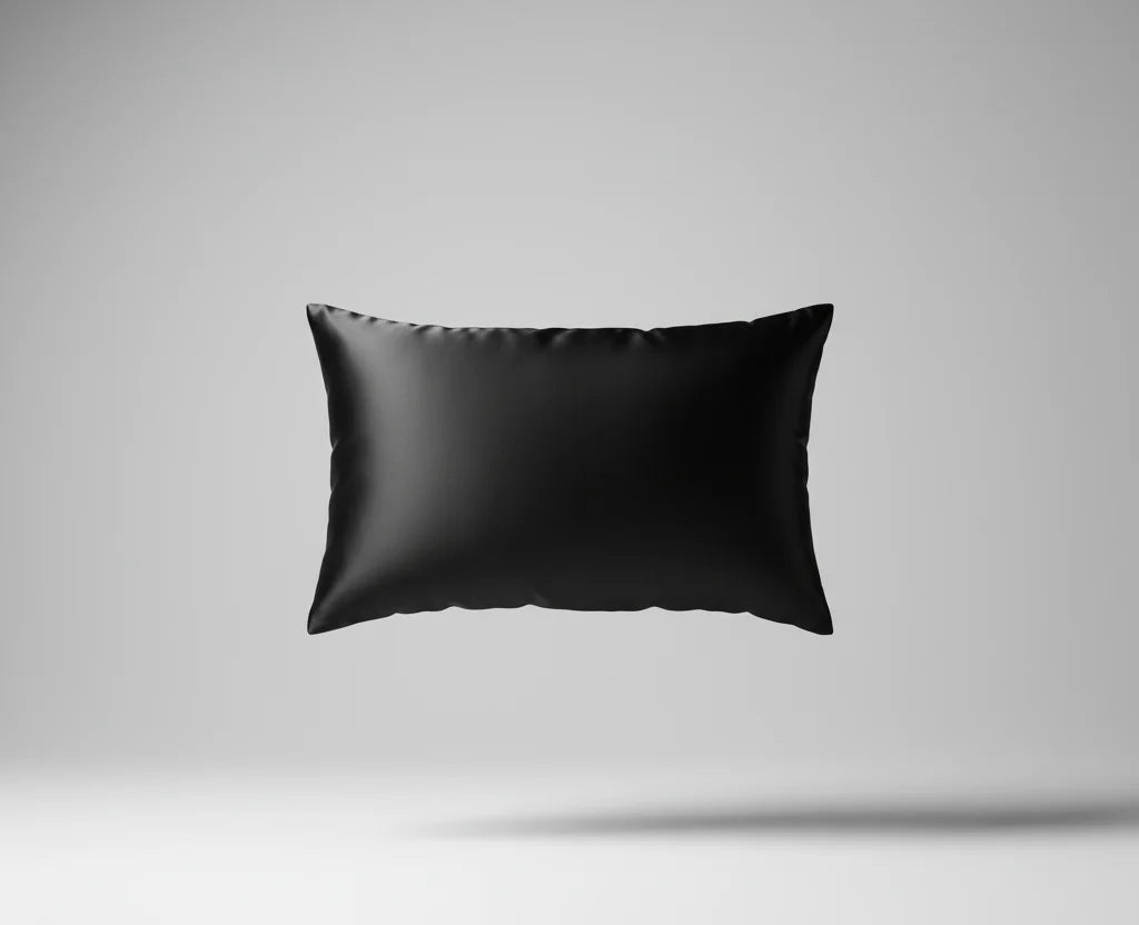 juodas pagalvės užvalkalas | SleepSpace