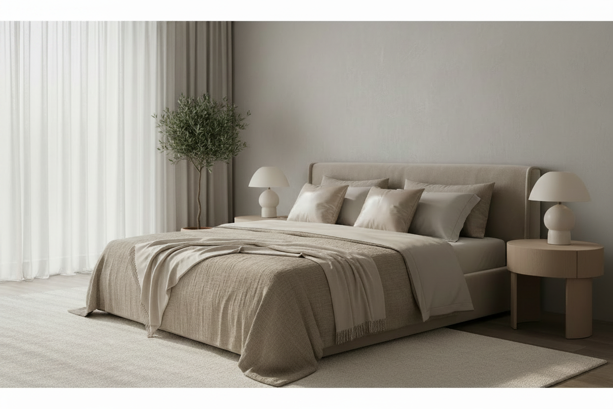 Luxury bedroom banner no text