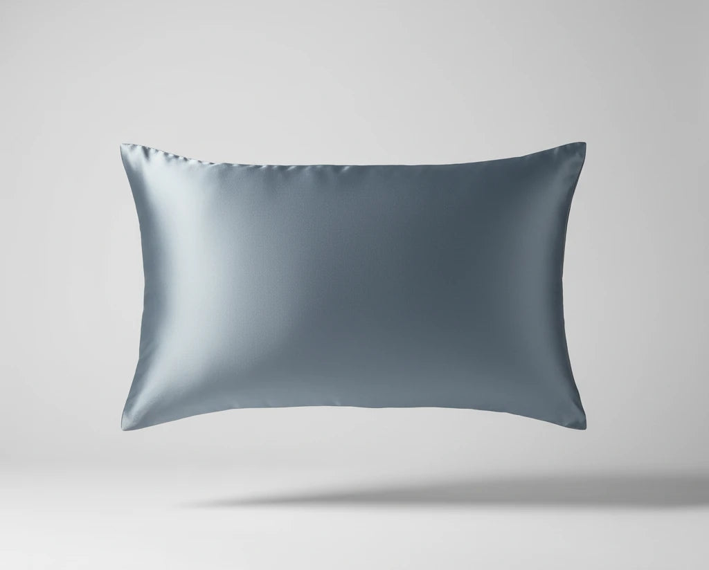 pilkai mėlyna pagalvės užvalkalas | SleepSpace