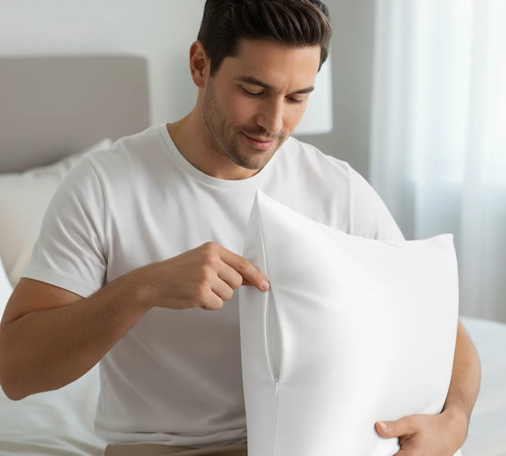 sviesiai baltas pagalvės užvalkalas | SleepSpace